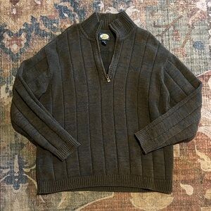 Tommy Bahama Men's Wool Silk Blend Zip-Up Sweater